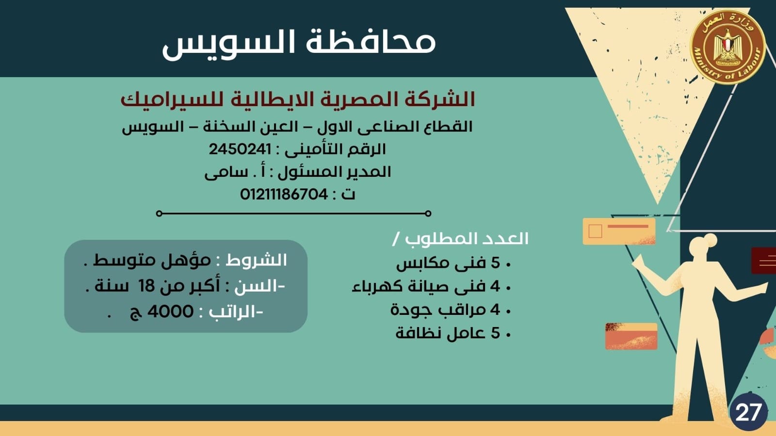 وظائف النشرة القومية للتشغيل لشهر مارس